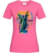 Женская футболка Львів райони Ярко-розовый фото