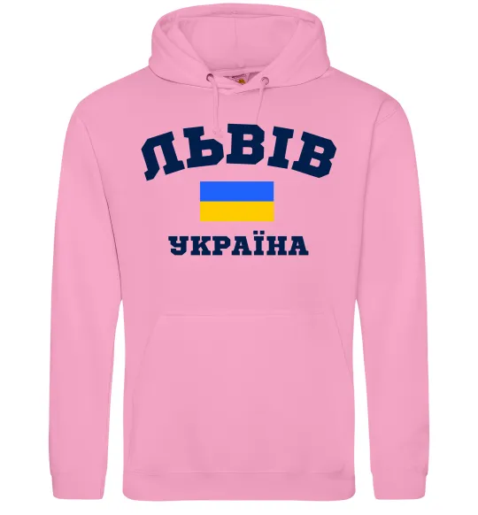 Жіноча толстовка (худі) Львів Україна Рожевий фото