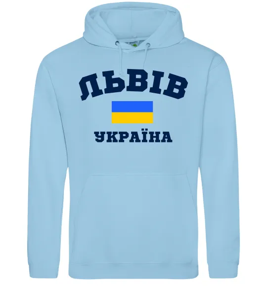 Жіноча толстовка (худі) Львів Україна Блакитний фото