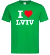 Чоловіча футболка I love Lviv Зелений Чоловіча футболка I love Lviv Зелений фото