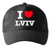 Кепка I love Lviv Чорний фото