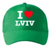 Кепка I love Lviv Зелений фото