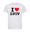 Детская футболка I love Lviv Белый фото