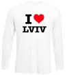 Лонгслів I love Lviv Білий фото