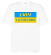 Футболка Оверсайз Lviv center of freedom Білий фото