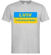 Чоловіча футболка Lviv center of freedom Сірий Чоловіча футболка Lviv center of freedom Сірий фото