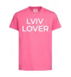 Дитяча футболка Lviv lover Яскраво-рожевий фото