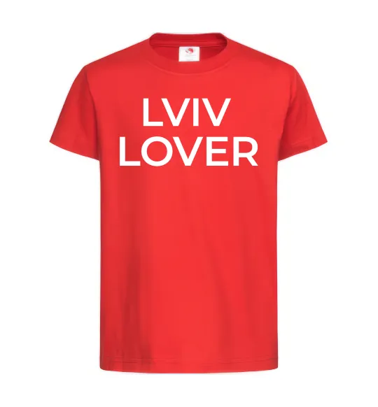 Дитяча футболка Lviv lover Червоний фото