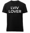 Чоловіча преміум футболка Lviv lover Чорний фото