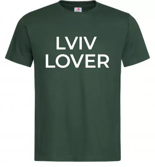 Чоловіча футболка Lviv lover Темно-зелений фото