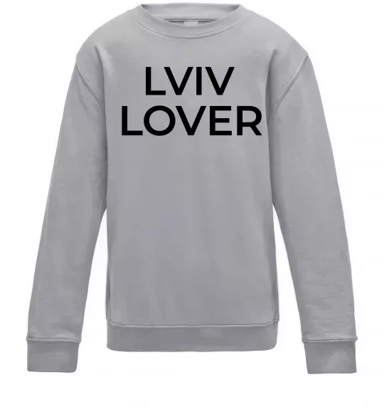 Дитячий світшот Lviv lover Сірий меланж фото