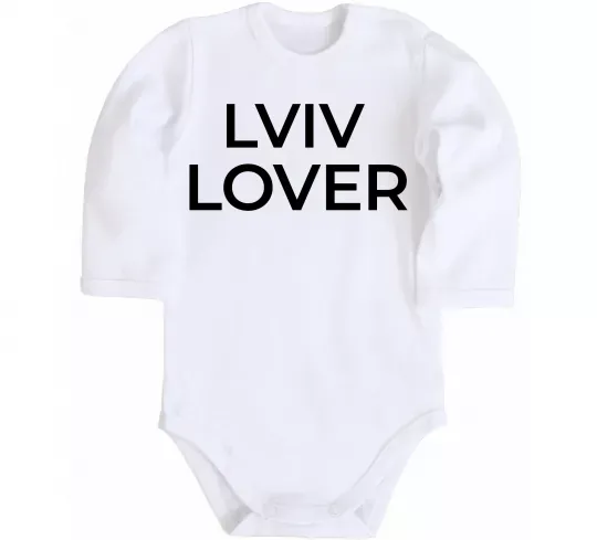 Дитячий бодік Lviv lover Білий фото