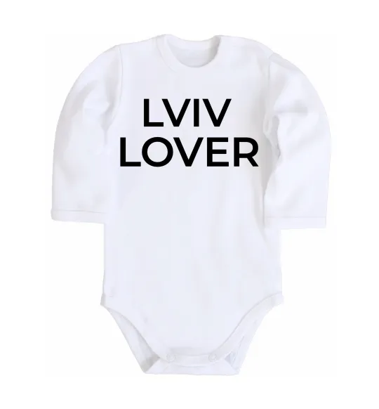 Дитячий бодік Lviv lover Білий фото