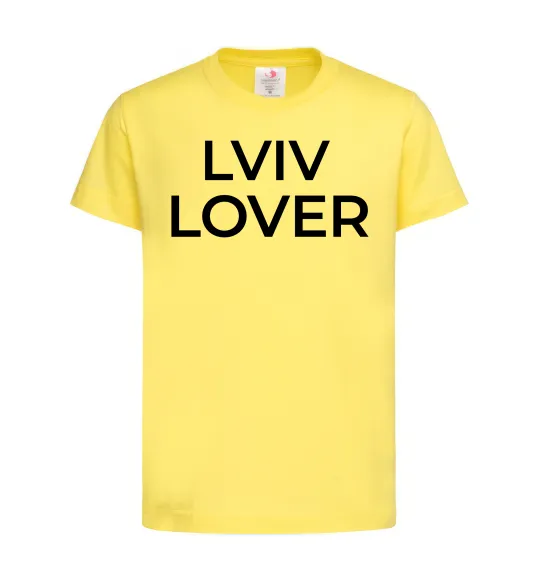 Дитяча футболка Lviv lover Лимонний фото