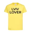 Дитяча футболка Lviv lover Лимонний фото
