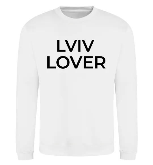 Свитшот Lviv lover Белый фото