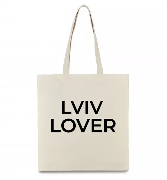 Эко-сумка Lviv lover Бежевый фото