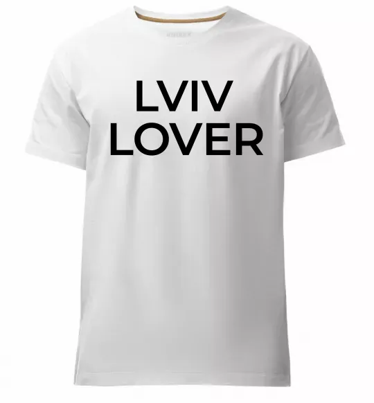 Чоловіча преміум футболка Lviv lover Білий фото