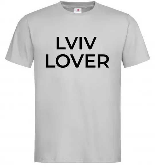 Чоловіча футболка Lviv lover Сірий фото