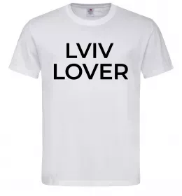 Чоловіча футболка Lviv lover Білий фото