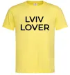 Чоловіча футболка Lviv lover Лимонний Чоловіча футболка Lviv lover Лимонний фото