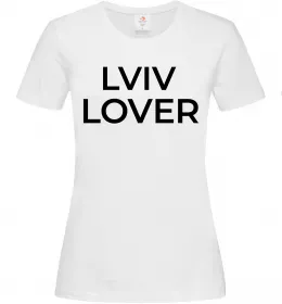 Женская футболка Lviv lover Белый фото