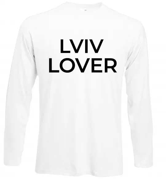 Лонгслів Lviv lover Білий фото