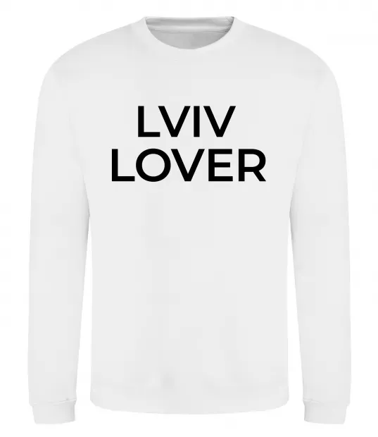 Світшот Lviv lover Білий фото