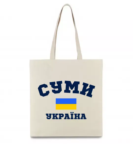 Эко-сумка Суми Україна Бежевый фото