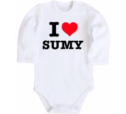 Детский боди I love Sumy Детский боди I love Sumy