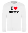 Свитшот I love Sumy Белый фото