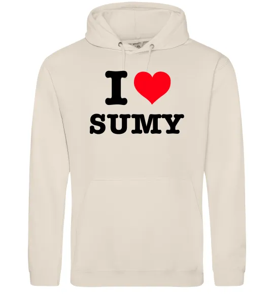 Женская толстовка (худи) I love Sumy Таш фото