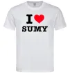 Мужская футболка I love Sumy Белый фото