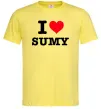 Мужская футболка I love Sumy Лимонный фото