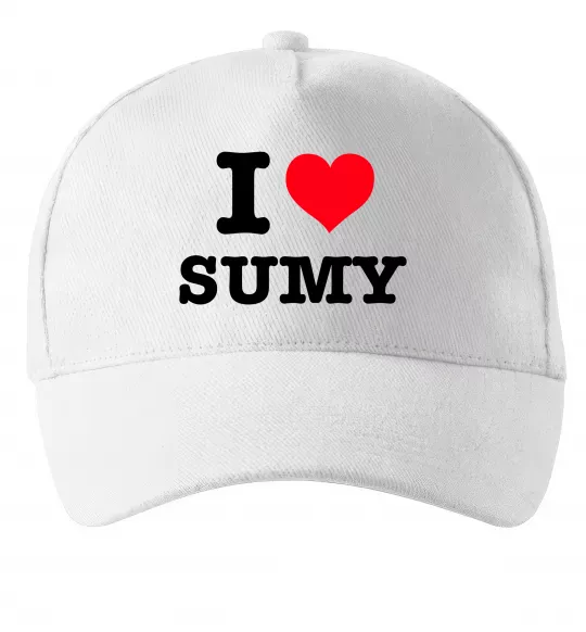 Кепка I love Sumy Белый фото