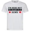 Мужская футболка My heart in Sumy Белый Мужская футболка My heart in Sumy Белый фото