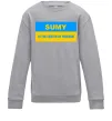 Детский Свитшот Sumy center of freedom Серый меланж фото