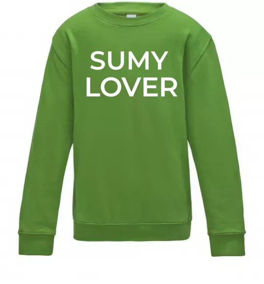 Дитячий світшот Sumy lover Лаймовий фото