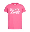Детская футболка Sumy lover Ярко-розовый фото