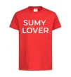 Детская футболка Sumy lover Красный фото