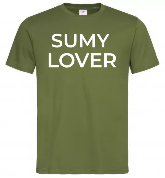 Мужская футболка Sumy lover Оливковый фото