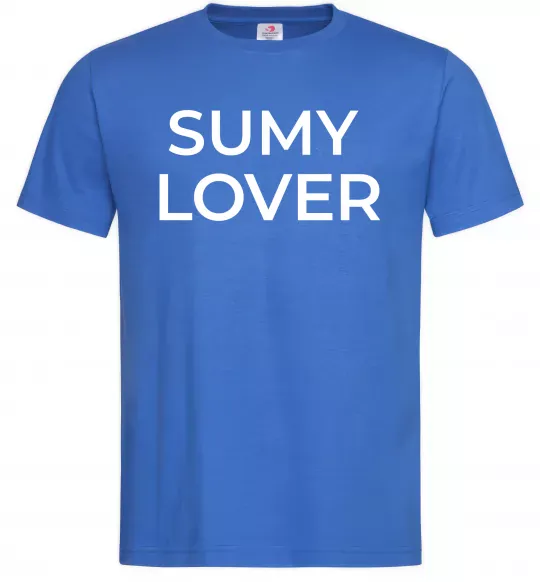 Мужская футболка Sumy lover Ярко-синий фото
