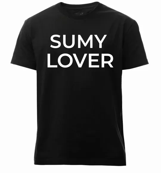 Чоловіча преміум футболка Sumy lover Чорний фото