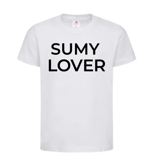 Детская футболка Sumy lover Белый фото