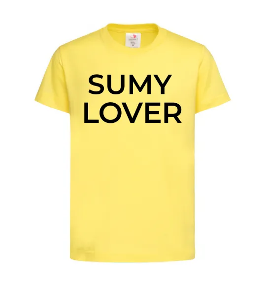 Детская футболка Sumy lover Лимонный фото