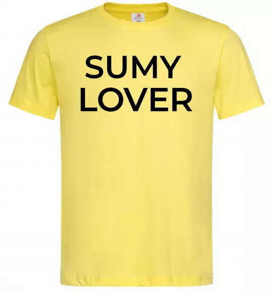 Мужская футболка Sumy lover Лимонный фото