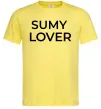 Мужская футболка Sumy lover Лимонный фото