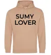 Жіноча толстовка (худі) Sumy lover Пісочний фото