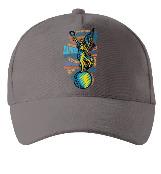 Кепка Харків райони Серый фото