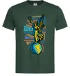 Чоловіча футболка Харків райони Темно-зелений фото
